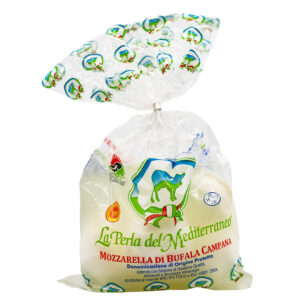 LAP222222 Transparenter Beutel mit Mozzarella di Bufala Campana von La Perla del Mediterraneo.